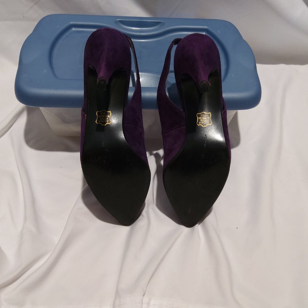 Caressa Purple Suede heels size 6